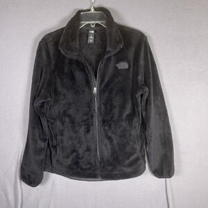 The North Face Women's Tech-Osito Jacket Full Zip Fuzzy Size L Black